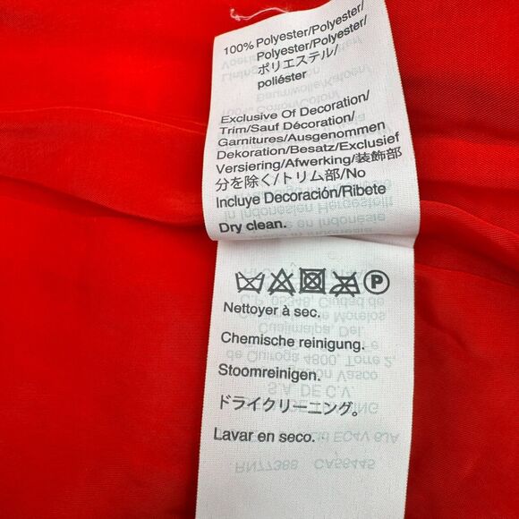 J.CREW Women's size 6 Orange Tweed Knit Pencil Fringe Skirt Lined Slit Preppy - Picture 5 of 8